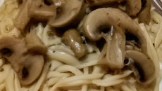 Capellini aux champignons