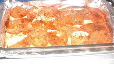 Filets de perche en croûte de tomate