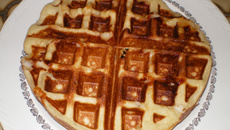 Gaufrettes fourrées à la vanille!