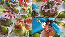 Trio-de  d'amuses bouches printanières