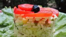 Salade de riz parfumée au curry