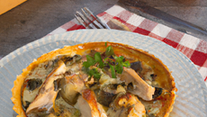 Tarte de Poulet Fermier d'auvergne Label Rouge aux moules