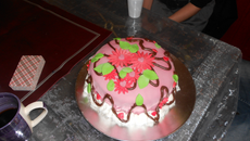 Gâteau d'Alice au pays des merveilles