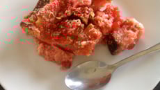 Pudding de pain rassis aux pralines