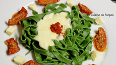 Tagliatelles à la spiruline