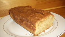 Cake à la pomme relevé de cannelle