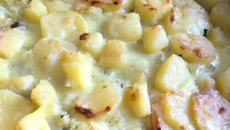 Gratin de pommes de terre à la moutarde