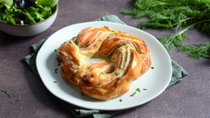 Kringle au saumon fumé et fromage frais