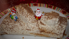 Bûche tiramisu