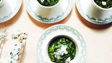 Risotto vert au roquefort