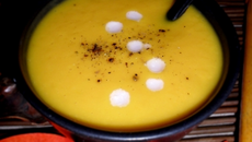 Soupe de carottes au lait de coco sans épices