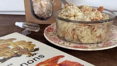 Risotto aux pleurotes roses