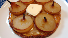 Tatin de poires au Roquefort