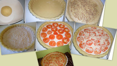 Tarte au thon, tomates et crème fraîche