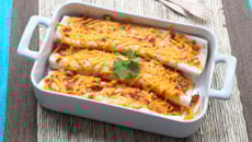 Enchiladas poulet poivrons et mimolette