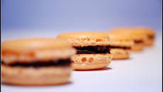 Macarons chocolat orange