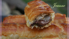 Feuilletés au chocolat au lait côte d'or