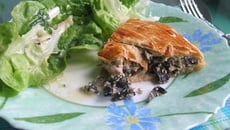Tourte aux champignons rapide