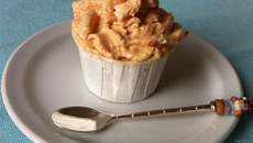 Cupcakes pain d'épices, cœur de figues et topping crème de foie gras