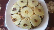 Gâteau à l'ananas et au chocolat