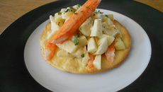 Chaud-froid de pomme au surimi