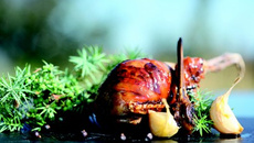 Bécasse aux deux genièvres de Régis et Jacques Marcon du livre La Cuisine Marcon