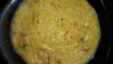 Velouté de courgettes fumées