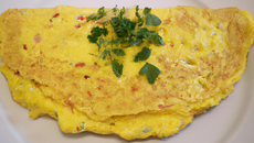 Omelette à la moutarde