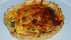 Tartelettes au saumon fumé