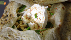 Galettes de sarrasin au fromage de chèvre