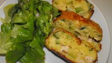 Cake salé poulet-courgette
