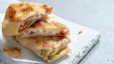Crêpes jambon fromage maison