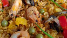Paella méli mélo terre et mer