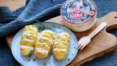 Pommes de terre à la suédoise farcies au camembert