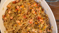 Nouilles chinoises aux crevettes à ma façon