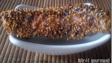 Brochettes de saumon et ses graines