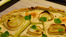 Flamiche aux poireaux classique