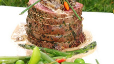 Pavé de filet de rumsteack sur son lit de verte Irlande !