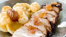 Roti de porc fermier aux marrons glacés et 5 parfums