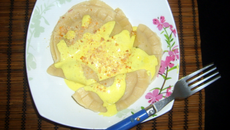 Ravioles à la sauce curcuma