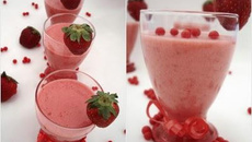 Mousse de fraises au fromage blanc
