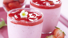 Mousse de fraises au tofu