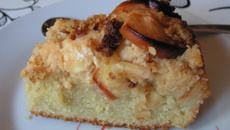Crumble cake aux pommes