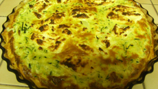 Quiche courgette boursin