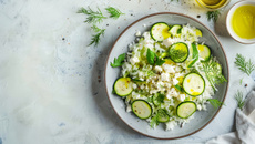 Salade de courgettes crues facile