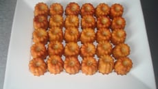 Minis cannelés chorizo/ emmental