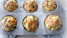 Muffins feta et courgette