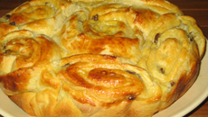 Chinois (brioche à la crème patissière et raisins)