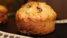 Muffins complets aux fruits secs spécial petit déjeuner