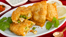 Samoussas au poisson blanc